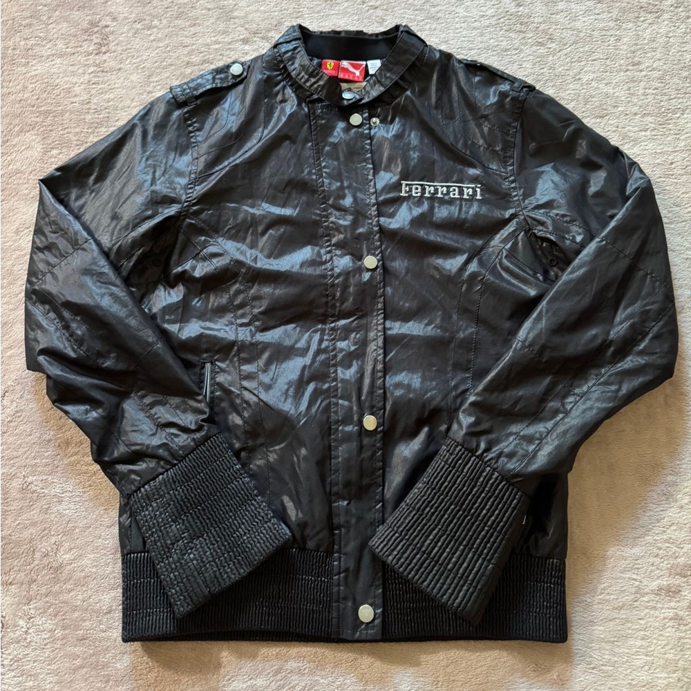 Ferrari Black Bomber Jacket